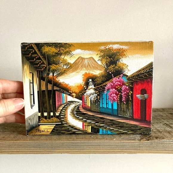 Original oil painting by Edgar S. 5x7 - Picture 1 of 4